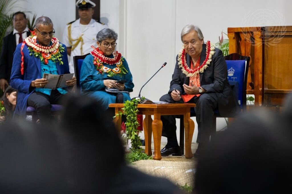 UN Secretary-General António Guterres’ Tonga Visit: Urgent Call for Climate Action as Sea Levels Rise